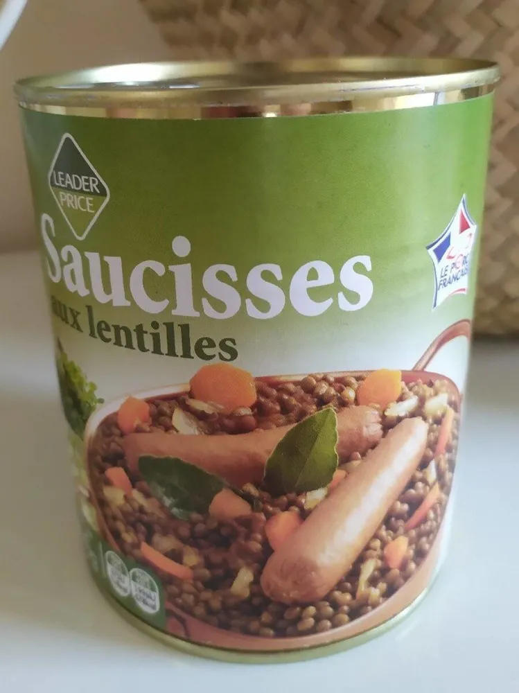 Saucisses lentilles