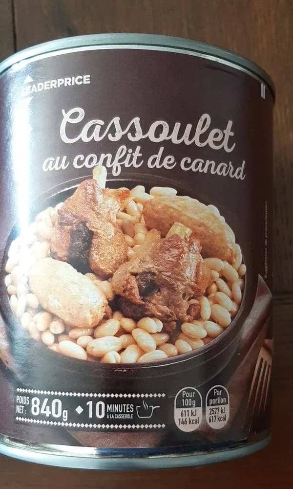 Cassoulet au confit de canard