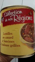 Saucisses lentilles canard
