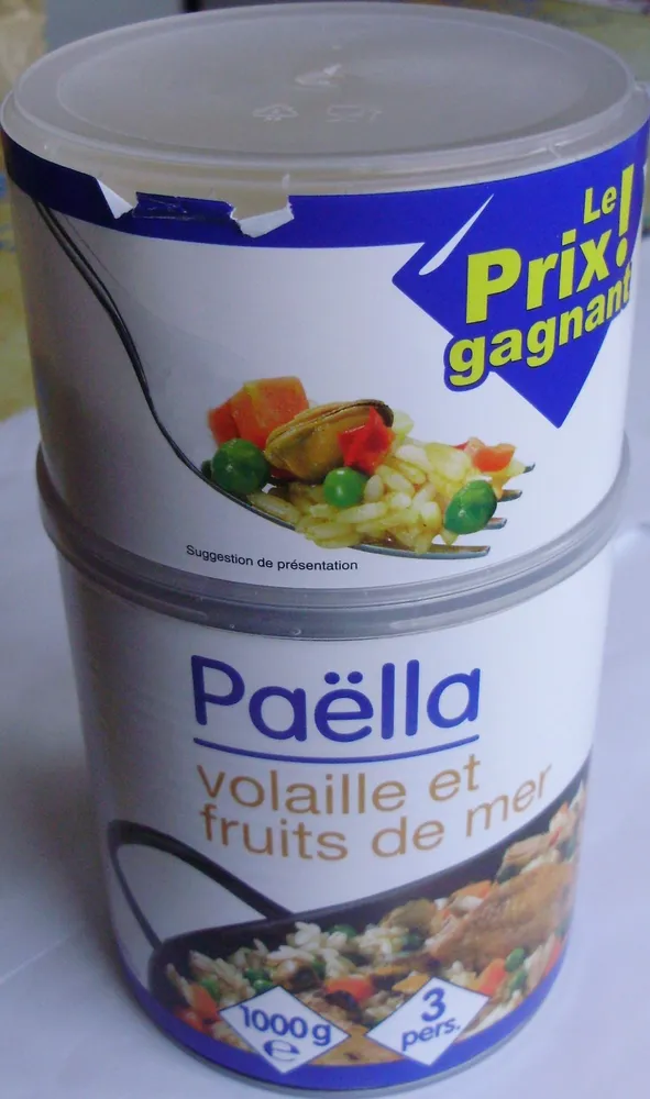 Paëlla volaille et fruits de mer (3 pers.)