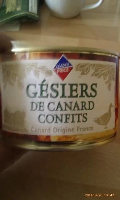 Gesiers De Canard Confits