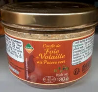 Confit de Foie de Volaille au Poivre Vert