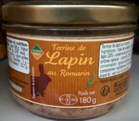 Terrine de lapin au romarin