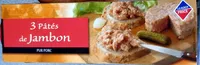 3 Pâtés de Jambon Pur Porc