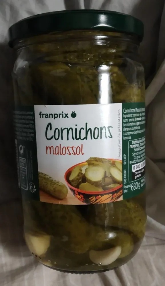 Cornichons malossol