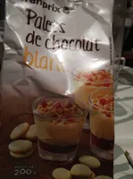 Palets de chocolat blanc
