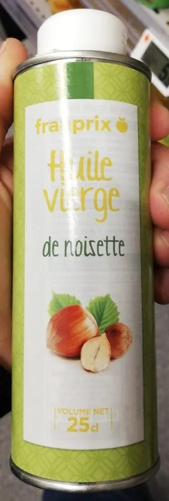 Huile vierge de noisette