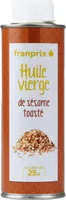 huile vierge de sesame toaste