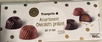 Assortiment chocolats praliné