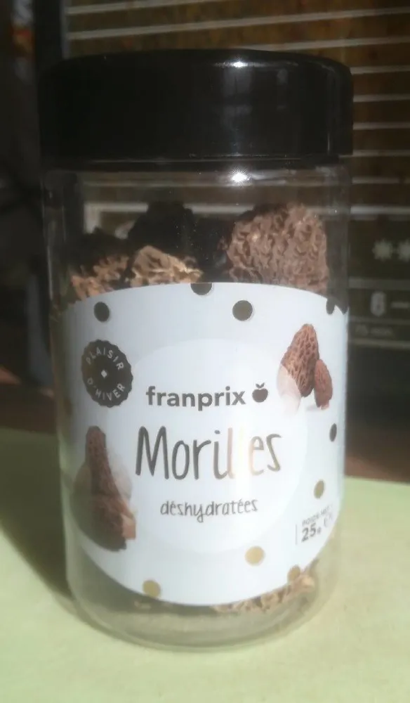 Morilles déshydratées