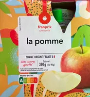 Gourde pomme sans sucre ajouté