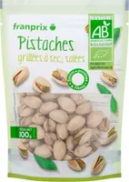 pistaches bio grillees et salees