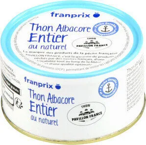 thon albacore au naturel peche a la canne