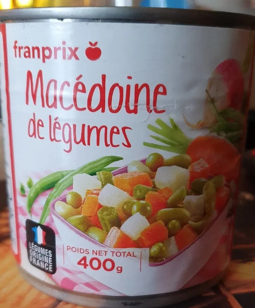 Macédoine de légumes
