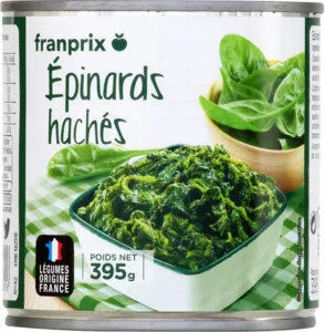 epinards haches