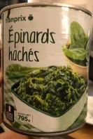 Épinards hachés