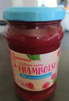 Confiture extra framboise 30% de sucre en moins