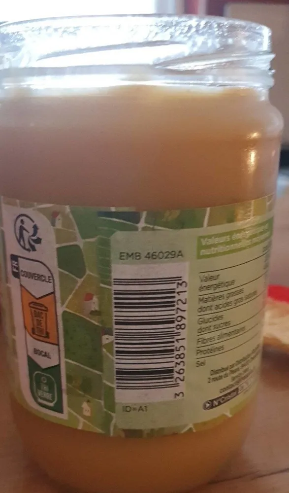 Purée de pommes bio