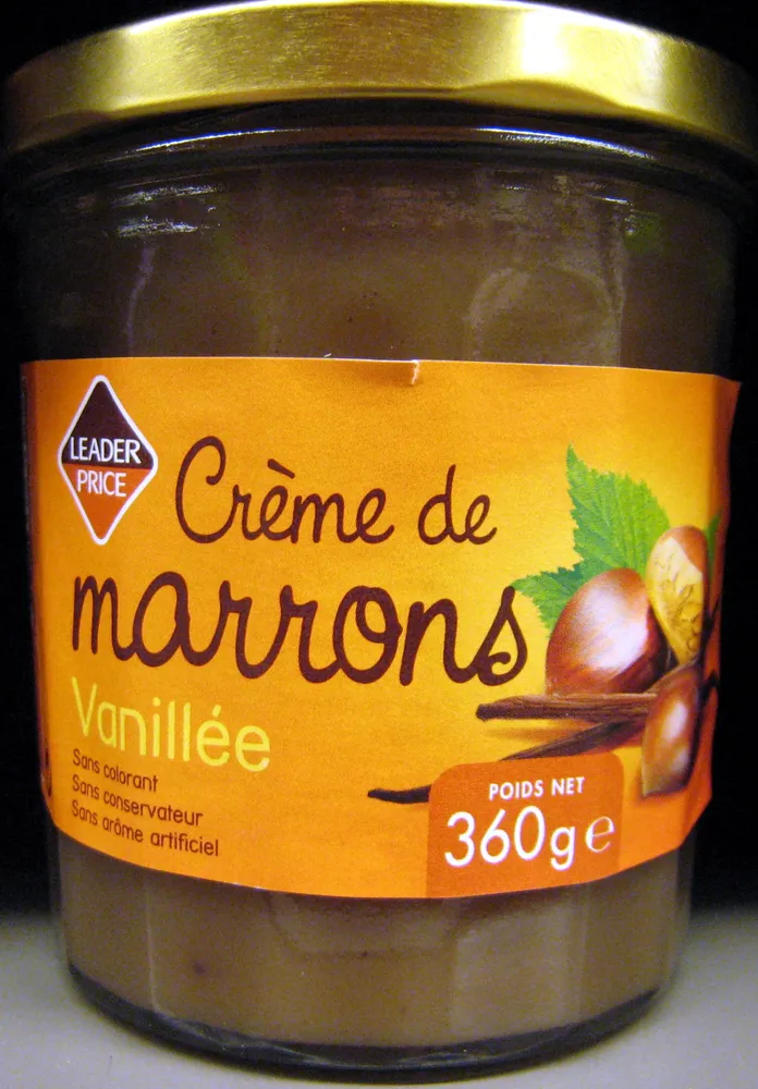 Crème de marrons vanillée