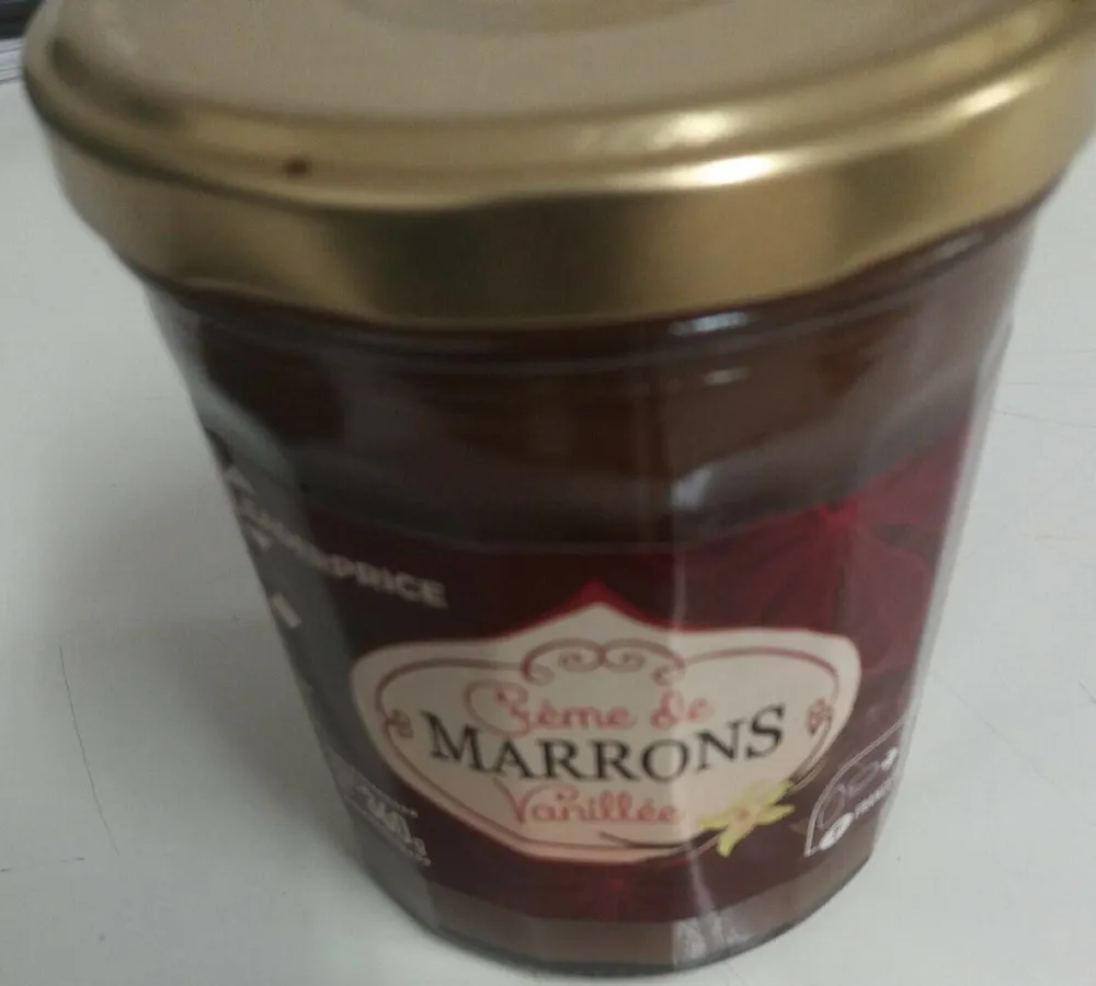 Crème de marron à la vanille