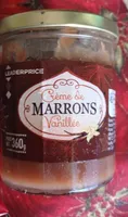 Crème de marron vanillée