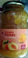 Compote de pêches avec morceaux