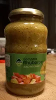 Compote rhubarbe avec morceaux