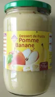 Dessert De fruit pomme banane