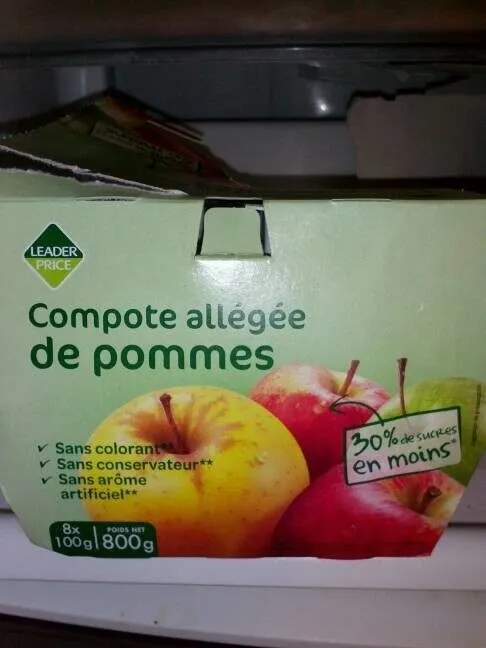 Compote Allégée de Pommes