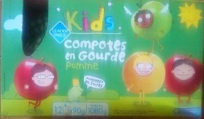 Compotes en gourde Pomme
