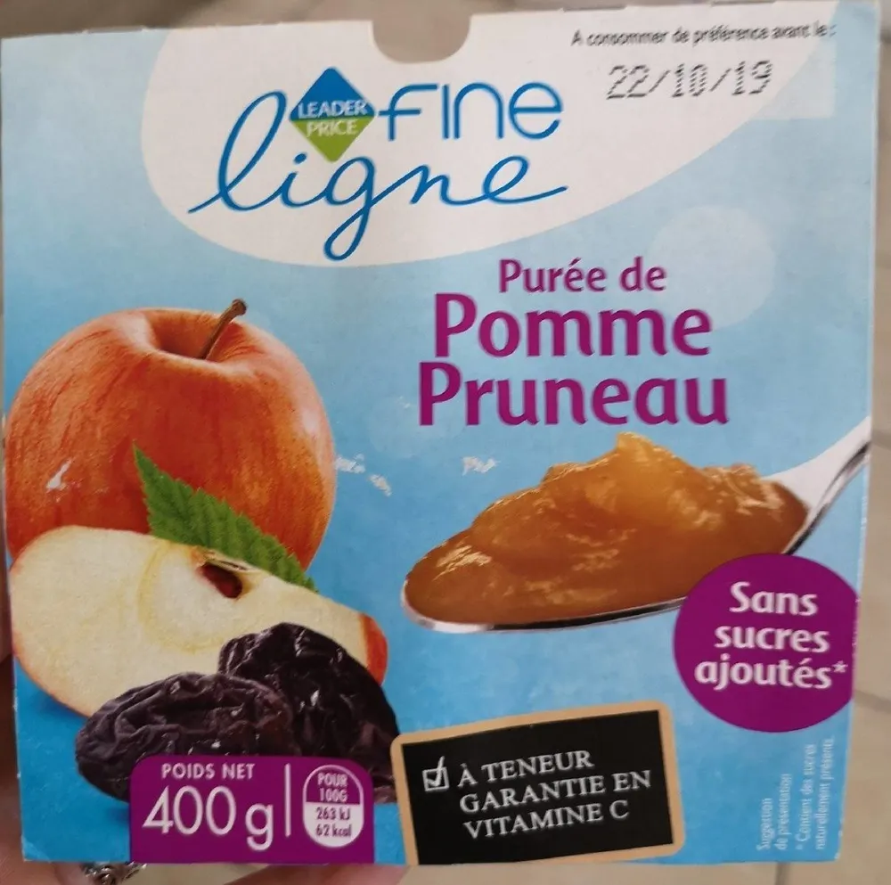 Purée de Pomme Pruneau - Sans sucres ajoutés