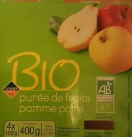 Purée de fruits pomme poire