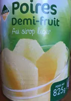 Poires demi fruit au sirop leger