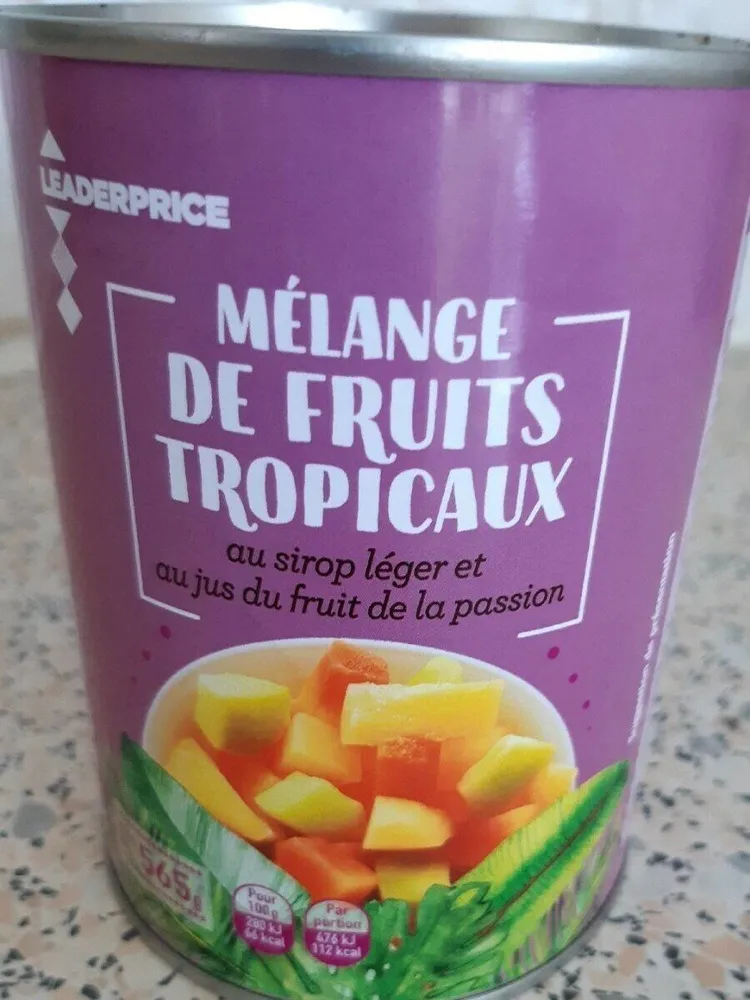 Mélanges de fruits  tropicaux
