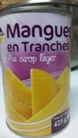 Mangues en tranches au sirop léger