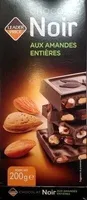 Chocolat noir aux amandes entières