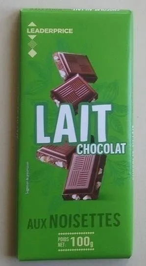 Lait chocolat aux noisettes