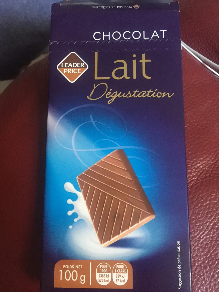 Chocolat Lait Dégustation