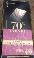 Chocolat noir degustation 70% de cacao
