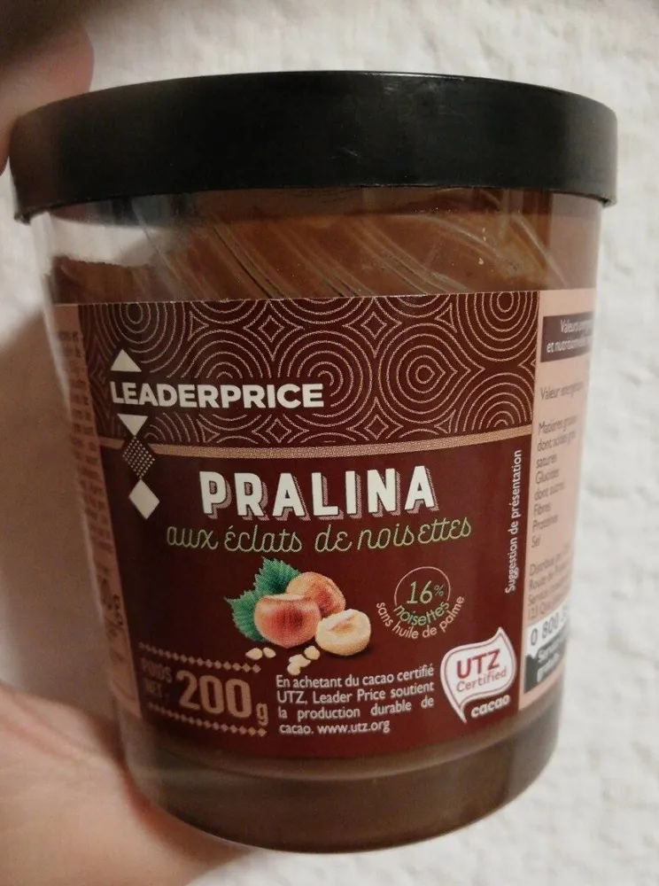 Pralina aux éclats de noisettes