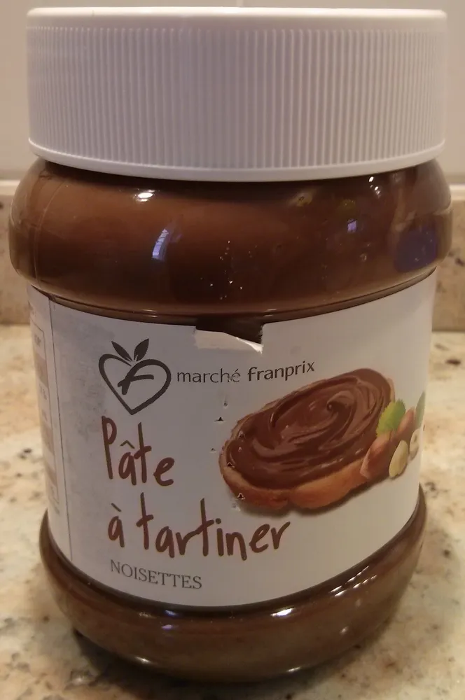 Pâte à tartiner noisettes