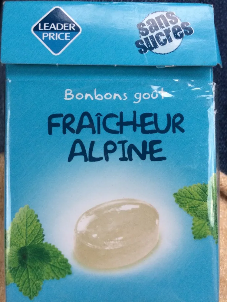 Bonbons fraîcheur alpine
