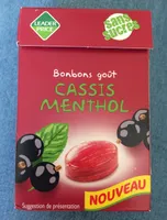 Bonbons goût cassis menthol