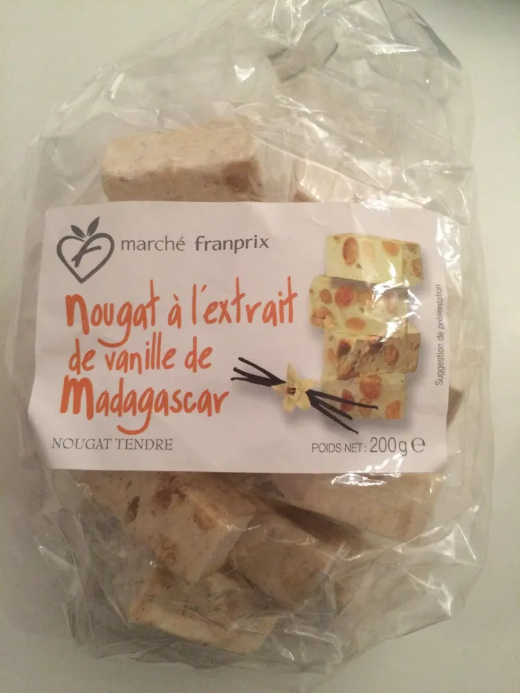 Nougat à l'extrait de vanille de Madagascar