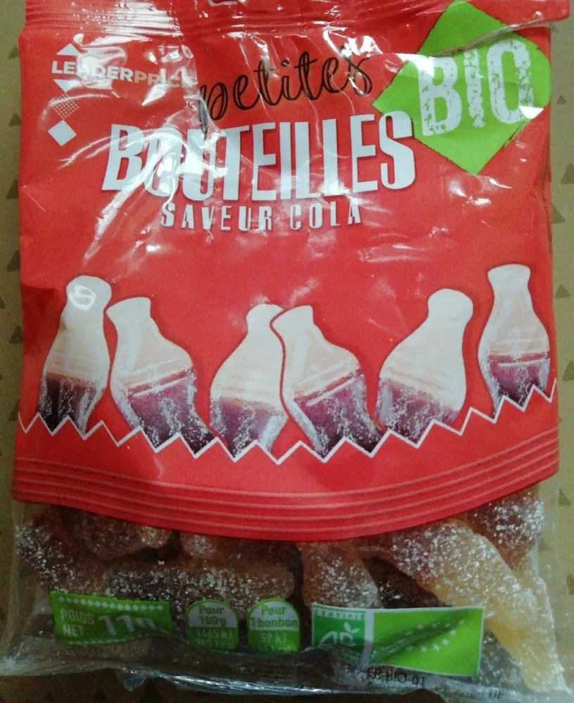 Petites bouteilles saveur cola