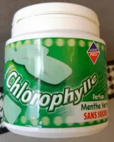 Chewing gum chlorophylle