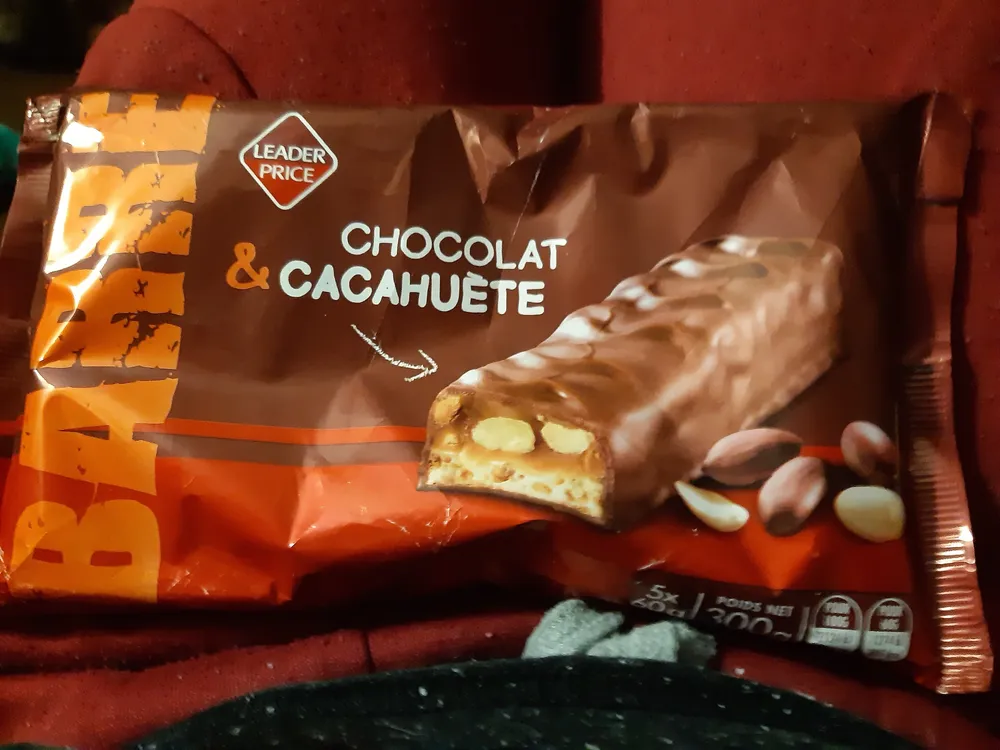 Barre Chocolat et Cacahuète