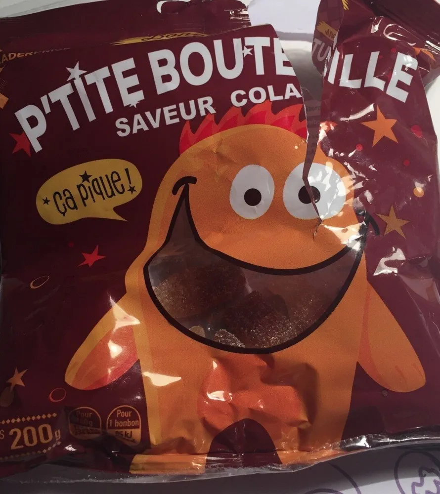 Petites bouteille saveur cola