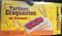 Tartines Craquantes au Froment