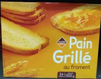 Pain grillé au froment